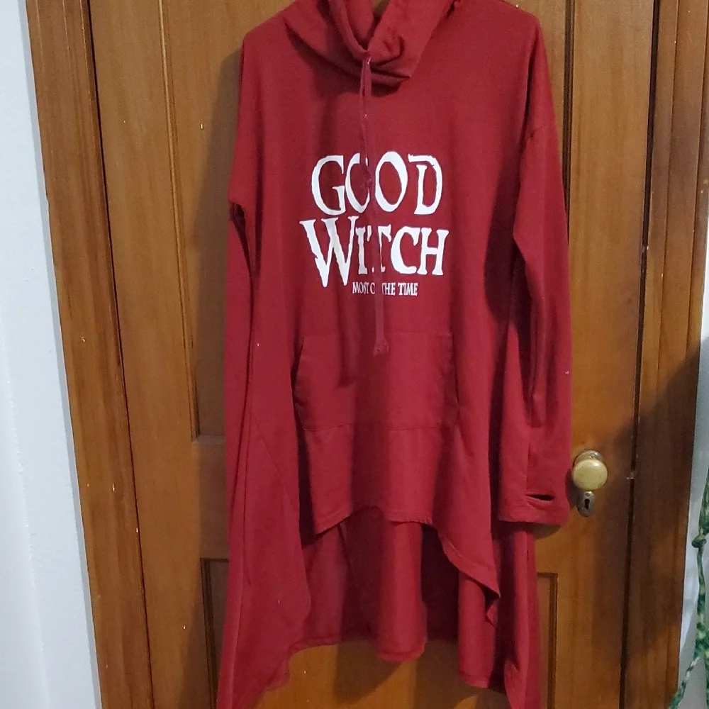 Good Witch Red Hoodie - Picture 2 of 7